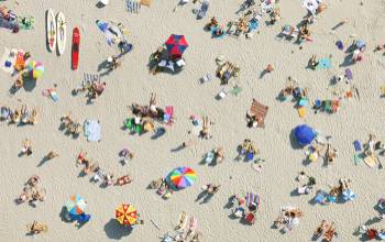 A Bird's Eye View of Easton's Beach