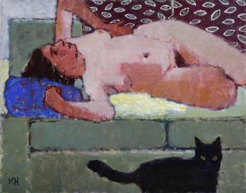 Nude with a Cat