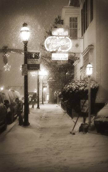 Snowfall on Federal Hill